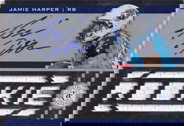 2012 Totally Certified Jamie Harper #216 Blue Auto Relic 056/499