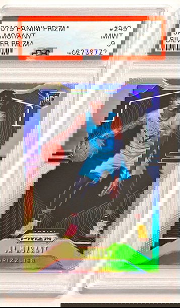 2019-20 Panini Prizm Ja Morant #249 Silver Prizm Rookie PSA 9