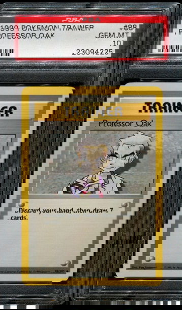 1999 Pokemon Game #88 Professor Oak PSA 10 GEM MINT