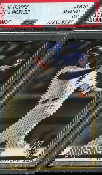 2019 Topps Eloy Jimenez Gold 670 PSA 10