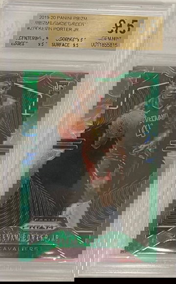 2019 Panini Kevin Porter Jr Choice Green Prizm 7/8 Gem Mint BGS 9.5