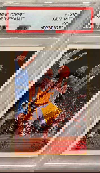 1996 Topps KOBE BRYANT PSA 10 Gem Mint