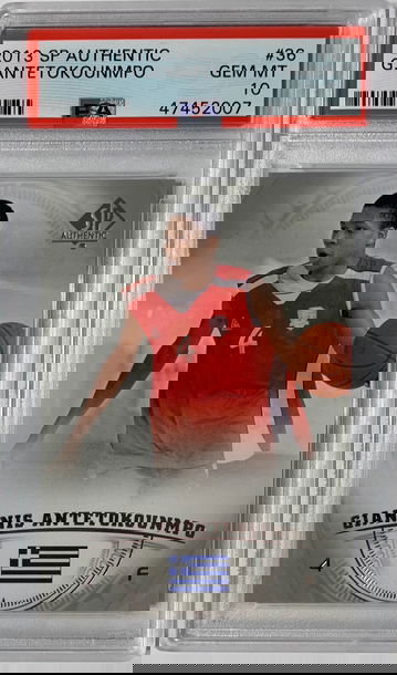 2013 SP Authentic Giannis Antetokounmpo PSA 10 Gem Mint #36