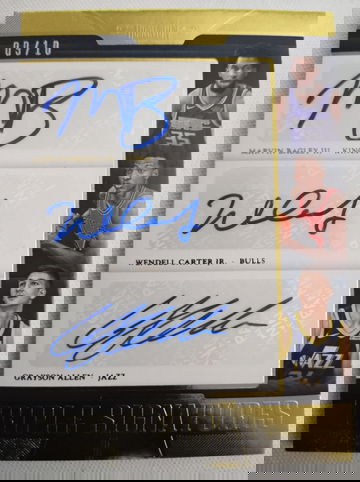 Marvin Bagley Carter Grayson Allen 2018 Dominion Rookie Autograph RC 10 RT-DUKE Near Mint-Mint Pistons Bucks Magic Auto