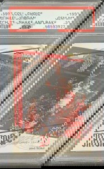 1997 Upper Deck UD Collector's Choice Catch 23 Shake & Bake 193 Michael Jordan Chicago Bulls PSA 10 Gem Mint