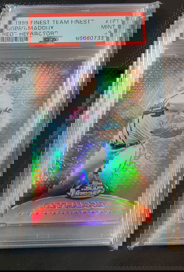 1999 Team Finest Greg Maddux PSA 9 POP 1 #25/50