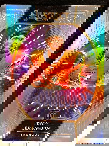 Select 2024  Neon Icons  Troy Franklin  SILVER Prizm  RC Rookie  Broncos