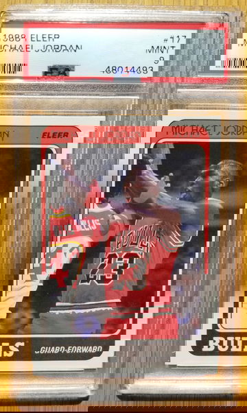 1988 Fleer #17 Michael Jordan PSA 9 MINT