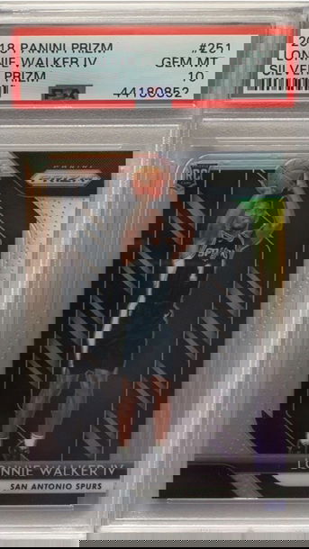 Lonnie walker prizm silver psa 10