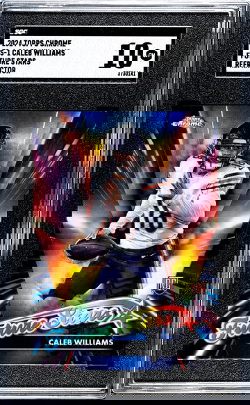 2024 Topps Chrome #FS-1 Caleb Williams Future Stars Refractor SGC 10