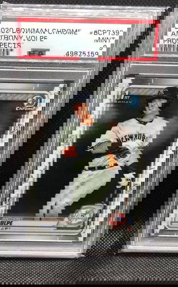 Anthony Volpe Bowman Chrome 1st PSA 9