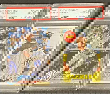 2018 Gleyber Torres PSA 10 RC LOT Heritage & Update Base (Mislabeled)