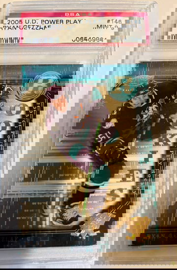 2005-06 Upper Deck Power Play Rookie RC Ryan Getzlaf Ducks PSA 9 MINT