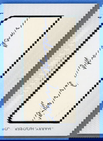 2017 TOPPS DIAMOND ICONS HARRY HOOPER AUTO 4/4