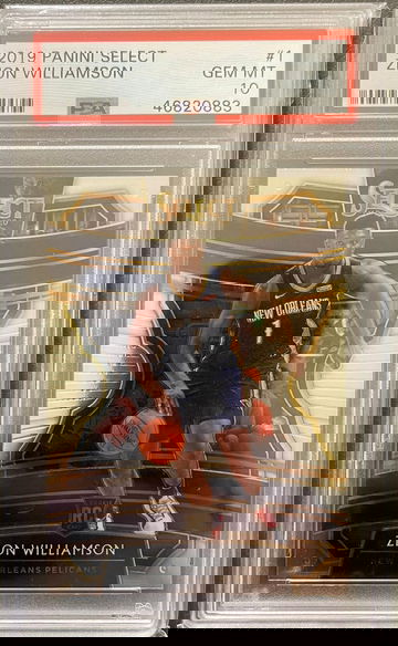  2019-20 Panini Select Zion Williamson Concourse Rookie PSA 10