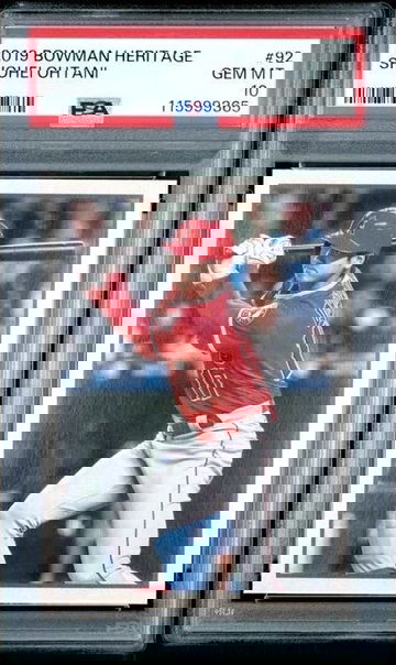 2019 Bowman Heritage Shohei Ohtani #53VR-92 PSA 10 GEM Mint