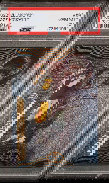 2022 Kenny Pickett Illusions Dots Trophy Collection #84 PSA 10 Gem Mint Rookie RC