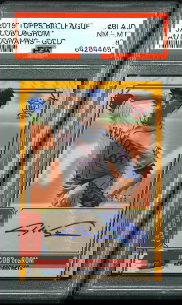 💎🚨 2019 Topps Big League JACOB DEGROM Autograph PSA /99 GOLD🏆 CY-YOUNG 🧤⚾️