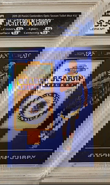 2019-20 Contenders Optic Stephen Curry  Blue #32 /99