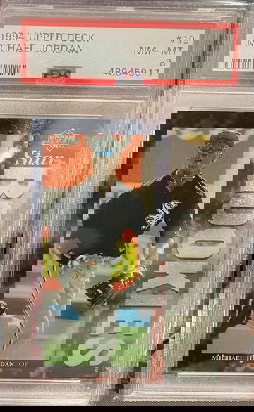 1994 Upper Deck #19 Michael Jordan PSA 8