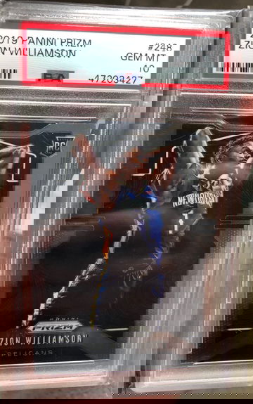 Zion Williamson Prizm rookie #248 psa 10