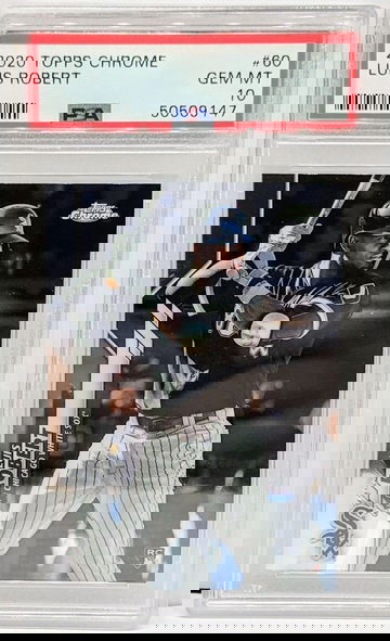 2020 Topps Chrome Luis Robert PSA 10