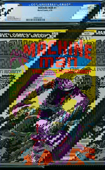 MACHINE MAN #1, CGC 9.4 NM