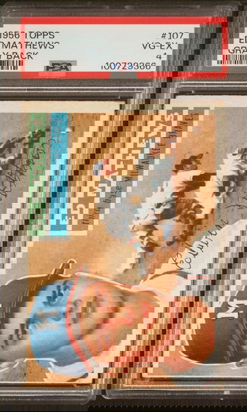 1956 Topps Ed Mathews #107 PSA 4