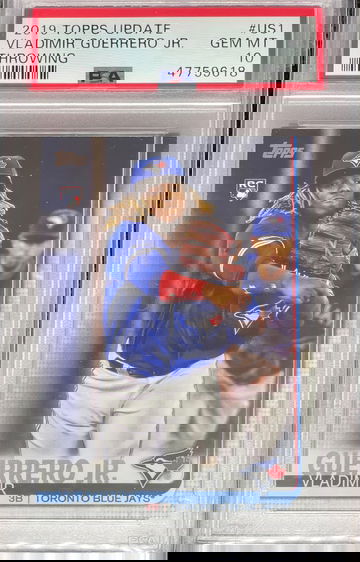 PSA 10 2019 Topps Update Vladimir Guerrero Jr Throwing #US1