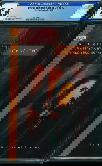 DEATH: THE HIGH COST OF LIVING #2, CGC 9.6 NM+