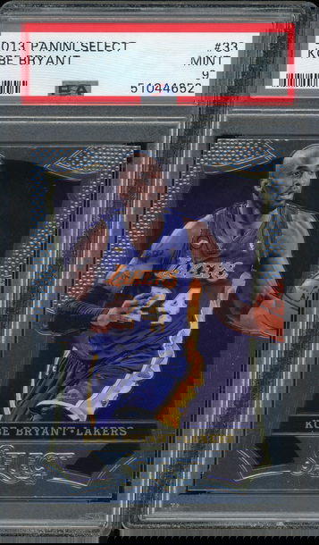 Kobe Bryant 2013/14 Panini Select #33 PSA 9 MINT Lakers!