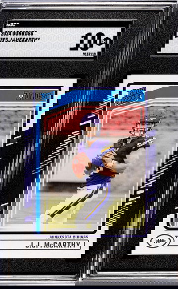 2024 Donruss #303 Jj Mccarthy SGC 10