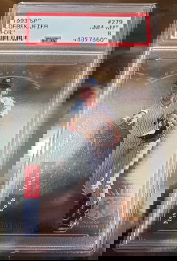 1993 SP FOIL Jeter PSA 8 