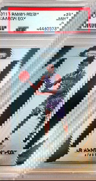 De'Aaron Fox 2017 Panini Prizm PSA 10