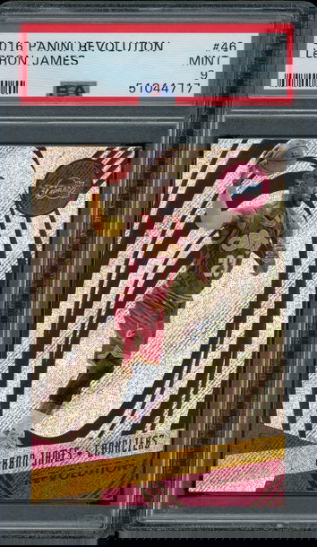LeBron James 2016/17 Panini Revolution #46 PSA 9 MINT Cavaliers Heat Lakers!!