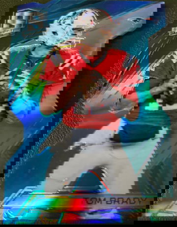 Tom Brady 2015 Panini Spectra Blue Die Cut Prizm /35