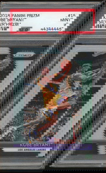 2018 Panini Prizm Kobe Bryant Silver PSA 9