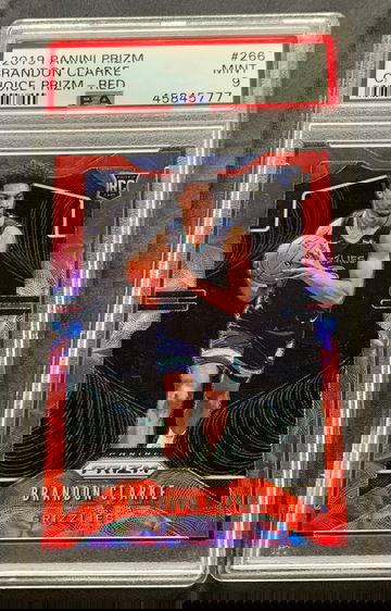 2019 Prizm Brandon Clarke Choice Red #88/88 PSA 9