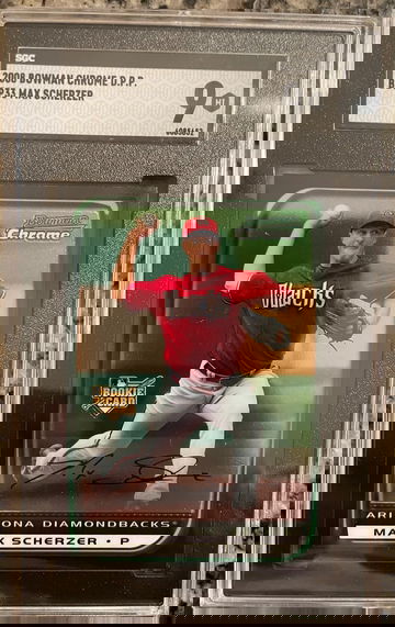 2008 Bowman Chrome Max Scherzer Rookie