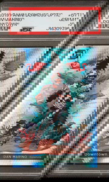 2019 Panini Donruss Optic Dan Marino Downtown PSA 10 GEM MINT