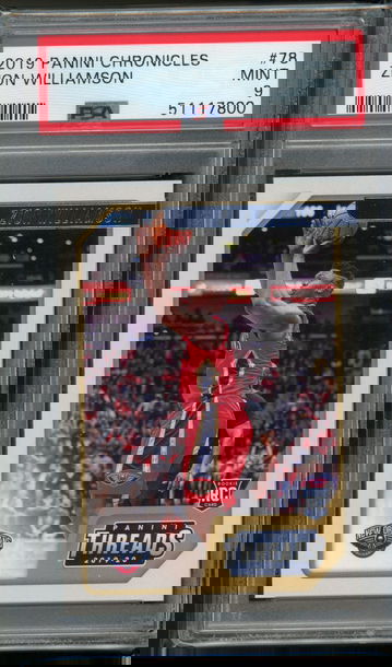 2019 Chronicles Threads Zion Williamson PSA 9 