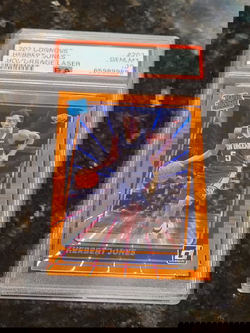 2021 Donruss Rated Rookie Holo Orange Laser PSA 10 GEM MT #207