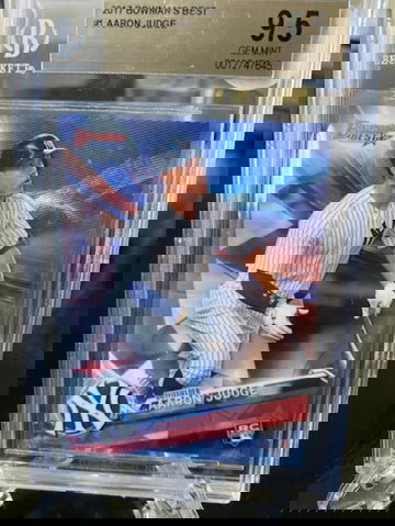 2017 Bowman's Best #1 Aaron Judge RC BGS 9.5