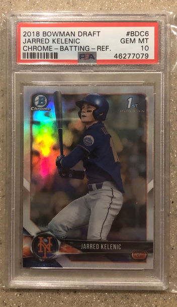 Jarred kelenic 2018 bowman chrome draft refractor Psa 10