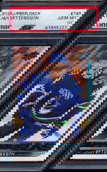 Elias Pettersson 2018 Upper Deck Young Guns RC