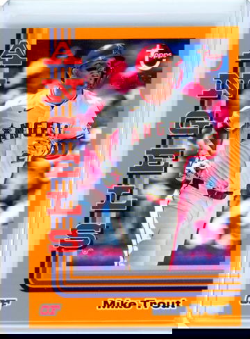 2024 Topps Brooklyn Collection 27 Mike Trout Orange