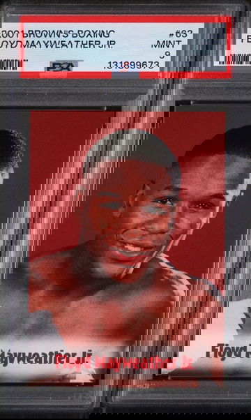 2001 Brown's Boxing Floyd Mayweather #63 PSA 9