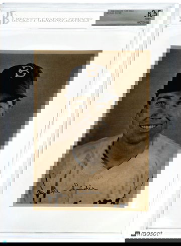 1949 Brooklyn Dodgers Picture Pack Duke Snider #23 BGS 8.5 HIGHEST GRADED HOF RC