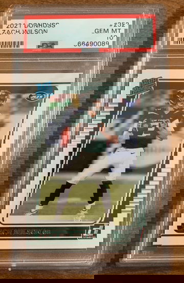 2021 Donruss Zach Wilson PSA 10