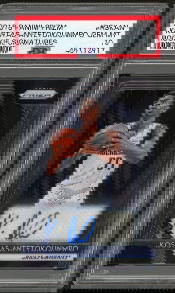 Kostas Antetokounmpo 2018 Rookie Signatures PSA 10